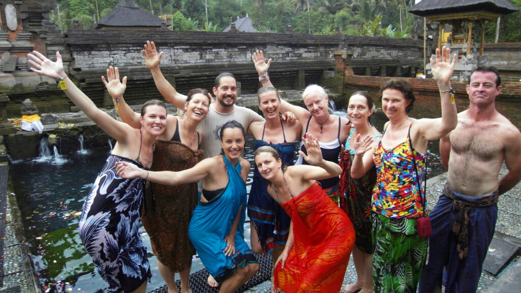 Bali retreat water temple visit