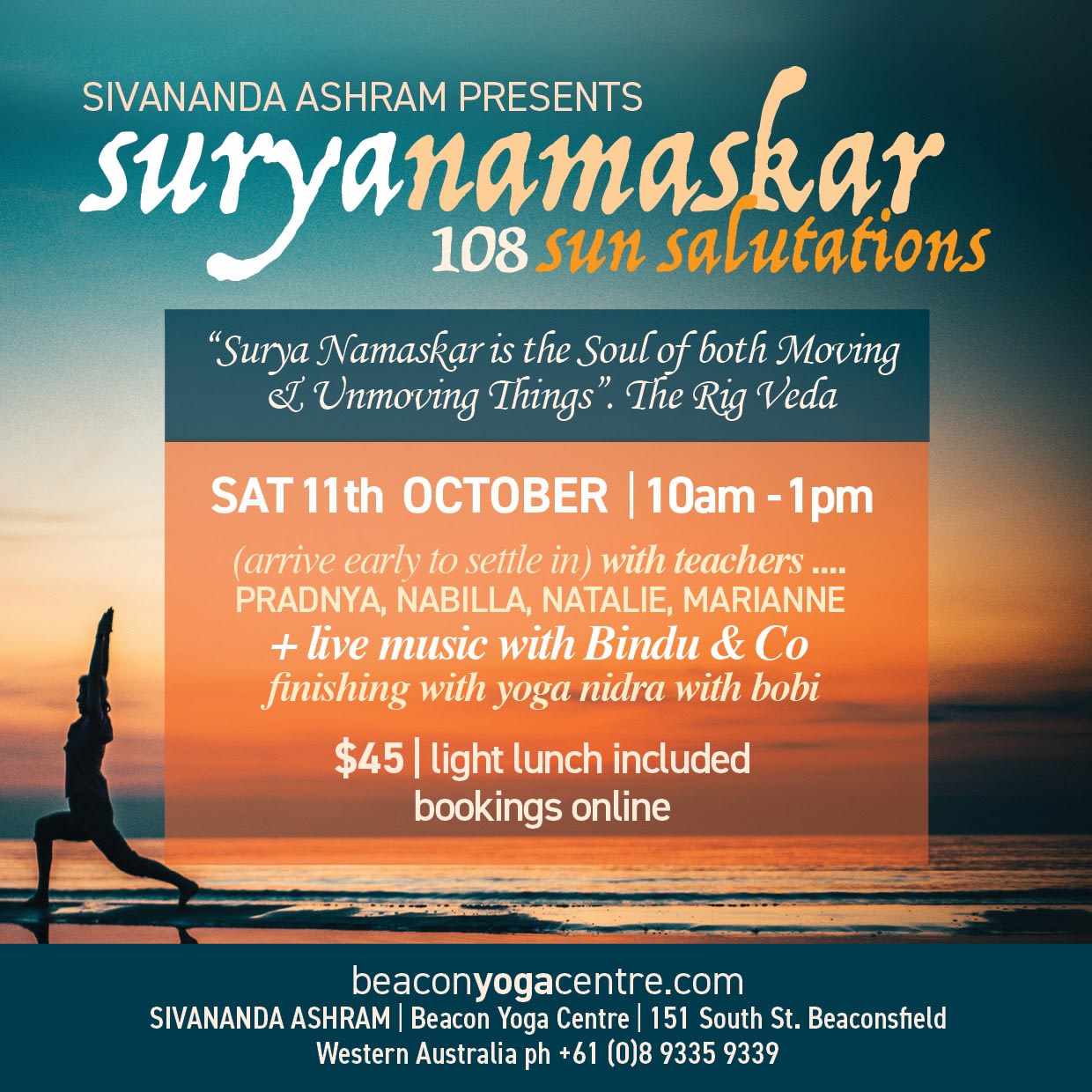 Surya Namaskar 108 Sun Salutations Event